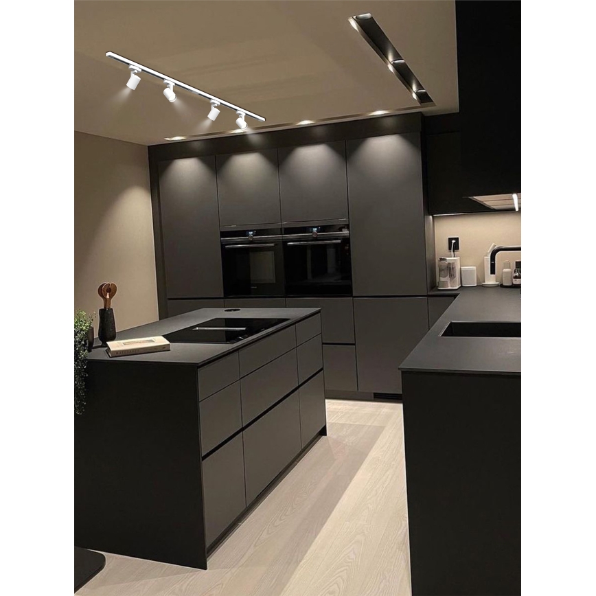 Brilagi - Punktveida gaismeklis sliežu sistēmai HUSKY 4xGU10/10W/230V balts