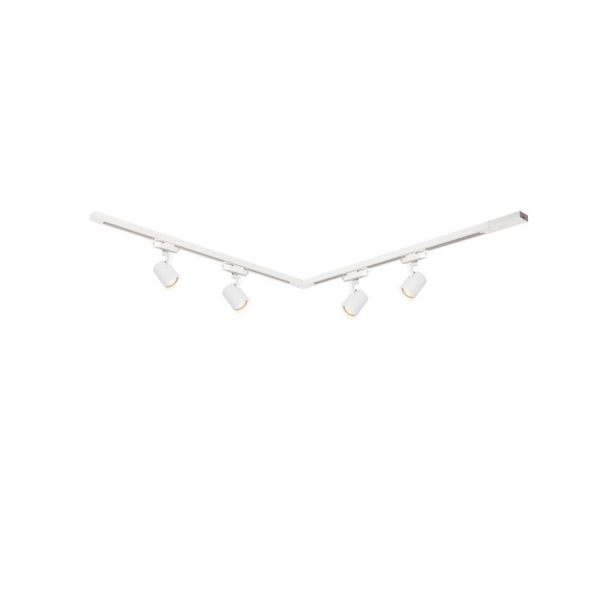 Brilagi - Punktveida gaismeklis sliežu sistēmai HUSKY 4xGU10/10W/230V balts