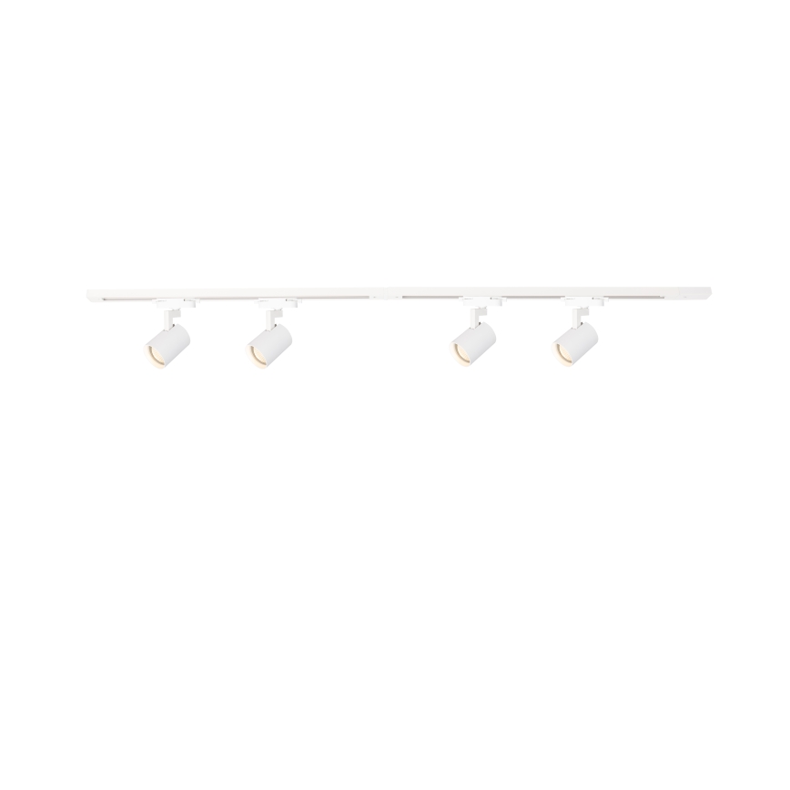 Brilagi - Punktveida gaismeklis sliežu sistēmai HUSKY 4xGU10/10W/230V balts