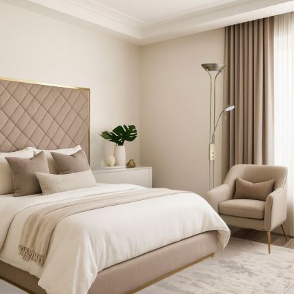 Brilagi - Regulējama grīdas lampa SCARLETT 1xR7s/230W/230V + 1xG9/40W, bronzas krāsā