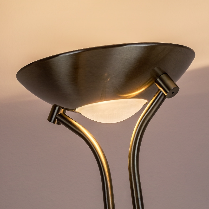 Brilagi - Regulējama grīdas lampa SCARLETT 1xR7s/230W/230V + 1xG9/40W, bronzas krāsā