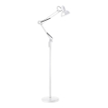 Brilagi - Regulējama grīdas lampa TASKER 1xE27/60W/230V 184 cm balta