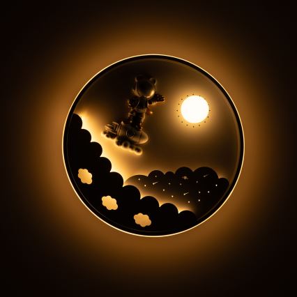 Brilagi - regulējama LED bērnu griestu lampa ASTRO LED/68W/230V 3000-6000K Ø 49 cm + tālvadības pults