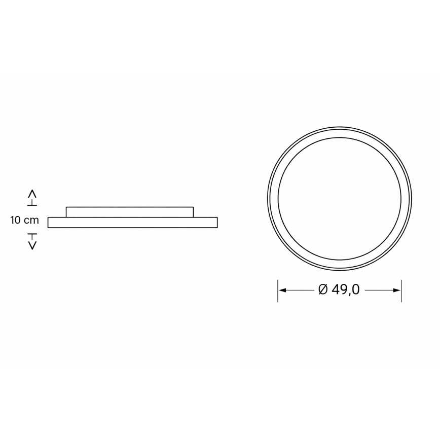 Brilagi - regulējama LED bērnu griestu lampa ASTRO LED/68W/230V 3000-6000K Ø 49 cm + tālvadības pults