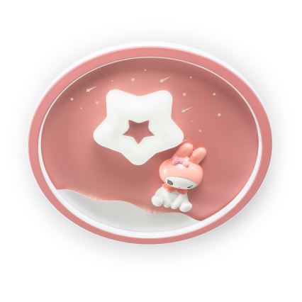 Brilagi - LED ar regulējamu spilgtumu bērnu griestu lampa BUNNY LED/83W/230V 3000-6000K Ø 49 cm + tālvadības pults