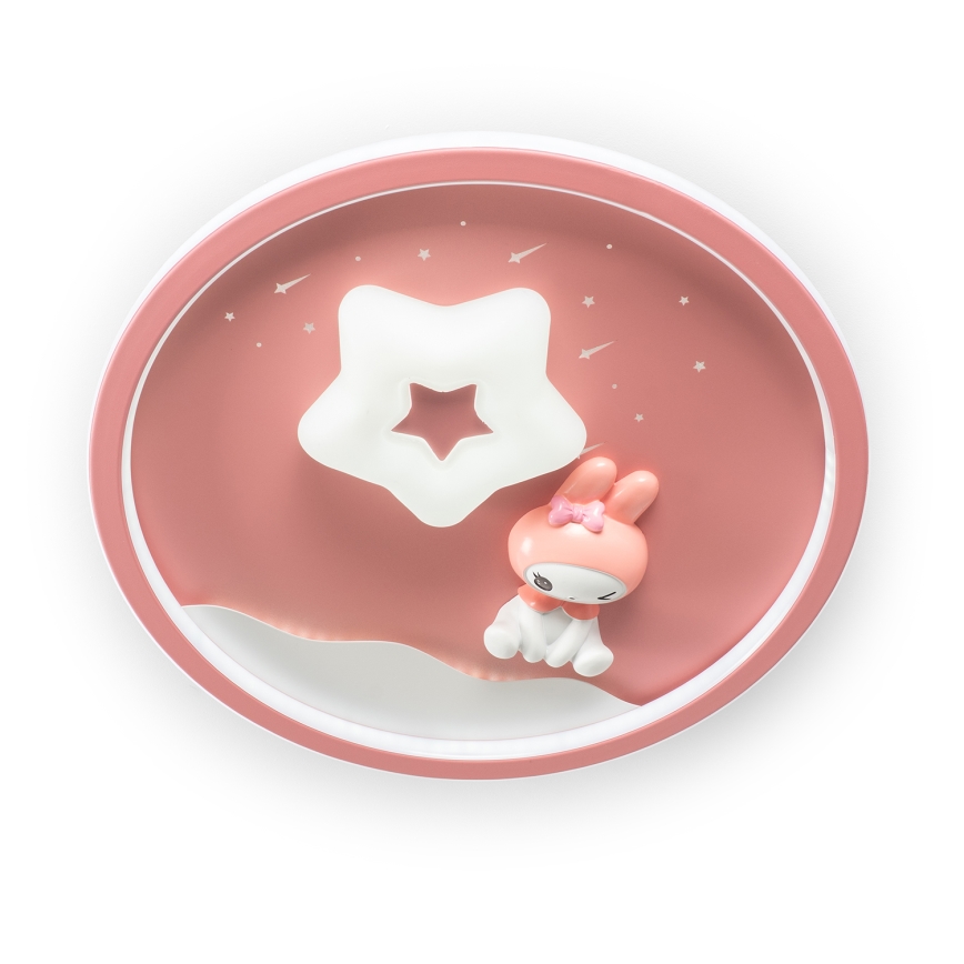 Brilagi - LED ar regulējamu spilgtumu bērnu griestu lampa BUNNY LED/83W/230V 3000-6000K Ø 49 cm + tālvadības pults