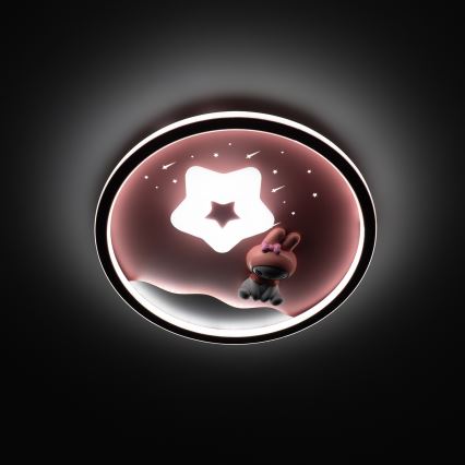 Brilagi - LED ar regulējamu spilgtumu bērnu griestu lampa BUNNY LED/83W/230V 3000-6000K Ø 49 cm + tālvadības pults