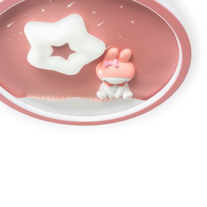 Brilagi - LED ar regulējamu spilgtumu bērnu griestu lampa BUNNY LED/83W/230V 3000-6000K Ø 49 cm + tālvadības pults