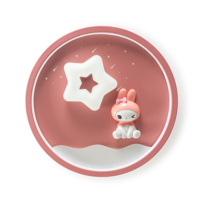 Brilagi - LED ar regulējamu spilgtumu bērnu griestu lampa BUNNY LED/83W/230V 3000-6000K Ø 49 cm + tālvadības pults