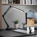 BRILAGI - regulējama LED galda lampa 2 vienā USB VARIO LED/14W/5V 3000-6000K melna