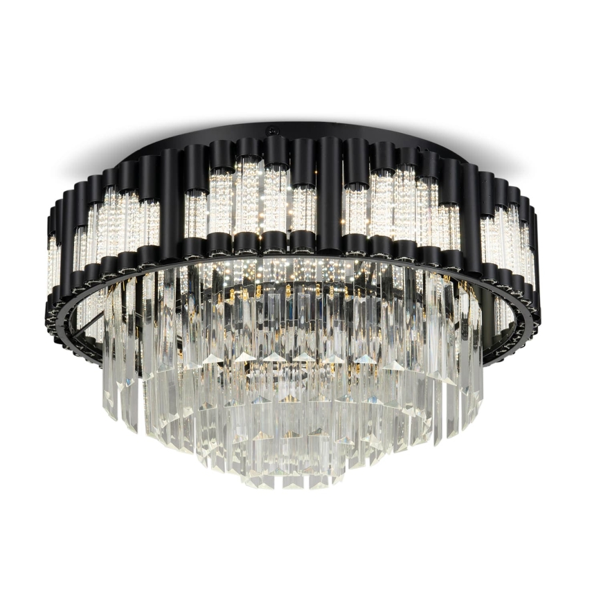 BRILAGI - LED aptumšojams griestu gaismeklis CROWN LED/41W/230V 3000–6000K Ø48 cm melns + tālvadība