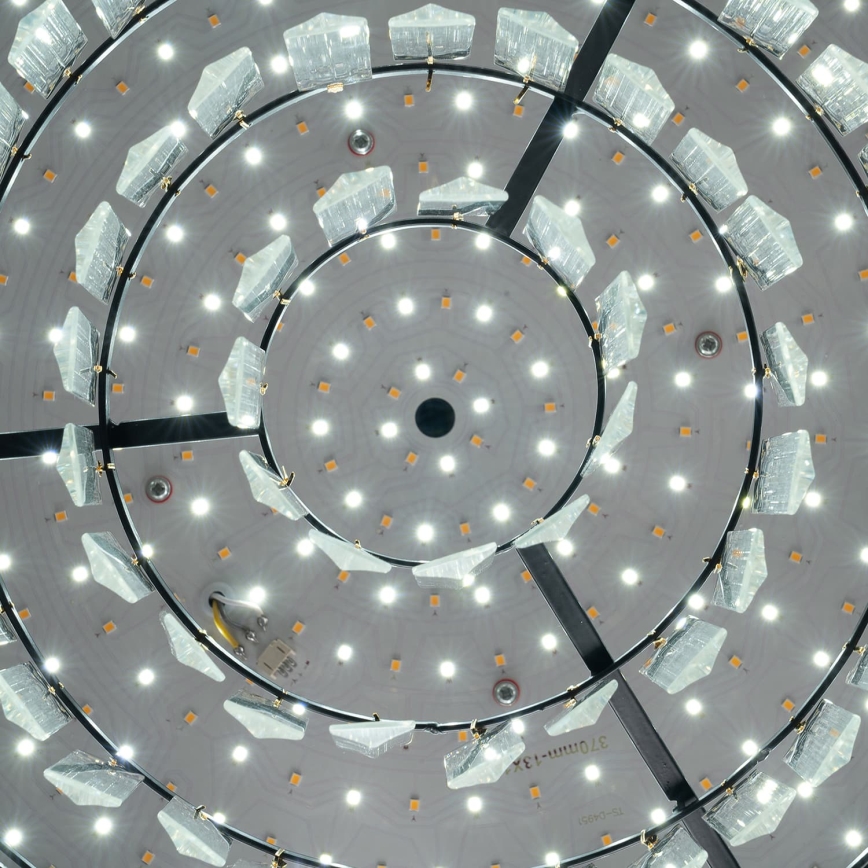 BRILAGI - LED aptumšojams griestu gaismeklis CROWN LED/41W/230V 3000–6000K Ø48 cm melns + tālvadība