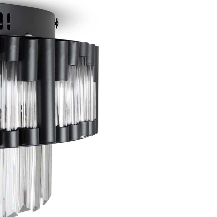 BRILAGI - LED aptumšojams griestu gaismeklis CROWN LED/41W/230V 3000–6000K Ø48 cm melns + tālvadība