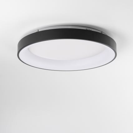 Brilagi - LED aptumšojams griestu gaismeklis FALCON II LED/99W/230V 3000-6500K Ø 60 cm melns + ar tālvadības pulti