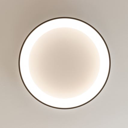 Brilagi - LED aptumšojams griestu gaismeklis FALCON II LED/99W/230V 3000-6500K Ø 60 cm melns + ar tālvadības pulti