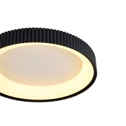Brilagi - LED dimējams griestu gaismeklis FALCON MODERN LED/30W/230V 3000–6500K Ø 40 cm melns + tālvadības pults