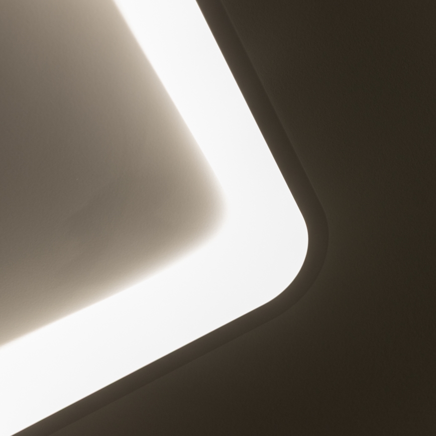 Brilagi - LED aptumšojams griestu gaismeklis FALCON SLIM LED/50W/230V 3000-6500K 50x50 cm balts + tālvadības pults