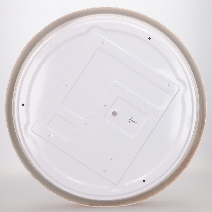 Brilagi - FLOCO LED griestu gaismeklis ar regulējamu spilgtumu LED/48W/230V Ø 40 cm koka dekors/balts + tālvadības pults