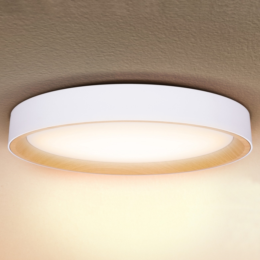 Brilagi - Regulējama LED griestu lampa LARIOS LED/72W/230V balta Ø 59 cm + tālvadības pults