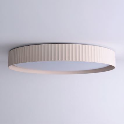 Brilagi - LUCIA LED aptumšojams griestu gaismeklis, 60 W, 230 V, 3000–6500 K, diametrs 59 cm, bēšs, ar tālvadības pulti
