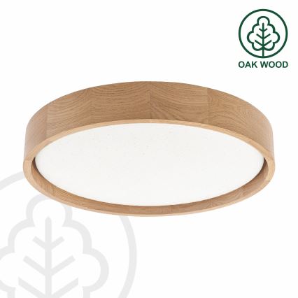 Brilagi - LED aptumšojama griestu lampa MANAROLA SMART STARS LED/24W/230V 3000-6000K Wi-Fi Tuya Beacon Ø 41 cm ozols + tālvadības pults