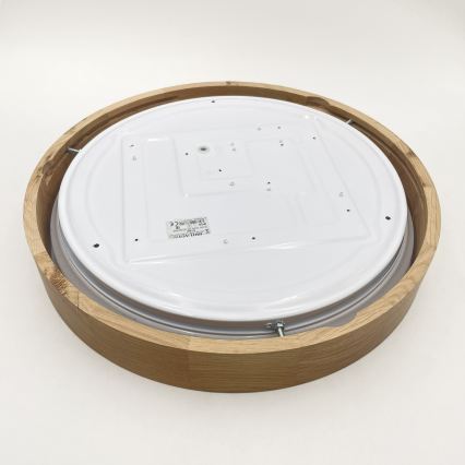 Brilagi - LED aptumšojama griestu lampa MANAROLA SMART STARS LED/24W/230V 3000-6000K Wi-Fi Tuya Beacon Ø 41 cm ozols + tālvadības pults