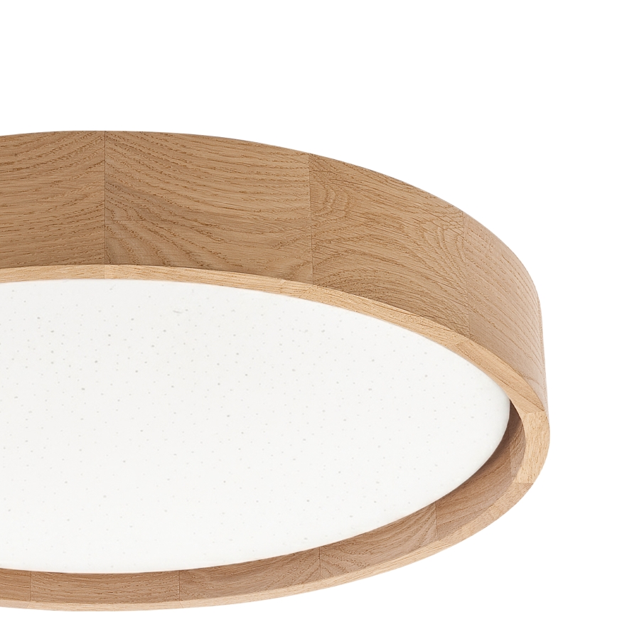 Brilagi - LED aptumšojama griestu lampa MANAROLA SMART STARS LED/24W/230V 3000-6000K Wi-Fi Tuya Beacon Ø 41 cm ozols + tālvadības pults