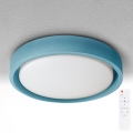 Brilagi - Regulējama LED griestu lampa MATTEO LED/48W/230V 3000–6500K diam. 41 cm tirkīza + ar tālvadības pulti