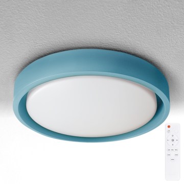 Brilagi - Regulējama LED griestu lampa MATTEO LED/48W/230V 3000–6500K diam. 41 cm tirkīza + ar tālvadības pulti