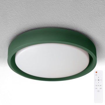 Brilagi - Regulējama LED griestu lampa MATTEO LED/48W/230V 3000-6500K Ø 41 cm zaļa + tālvadības pults