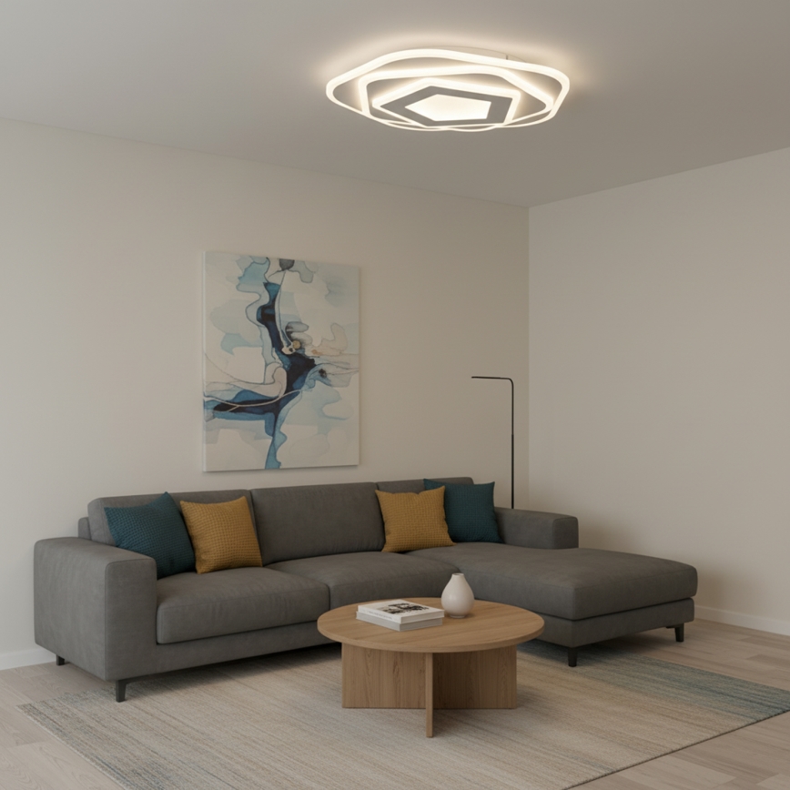 Brilagi - LED ar regulējamu spilgtumu griestu gaismeklis MODERN LED/64W/230V 3000-6000K Ø 40 cm + tālvadība