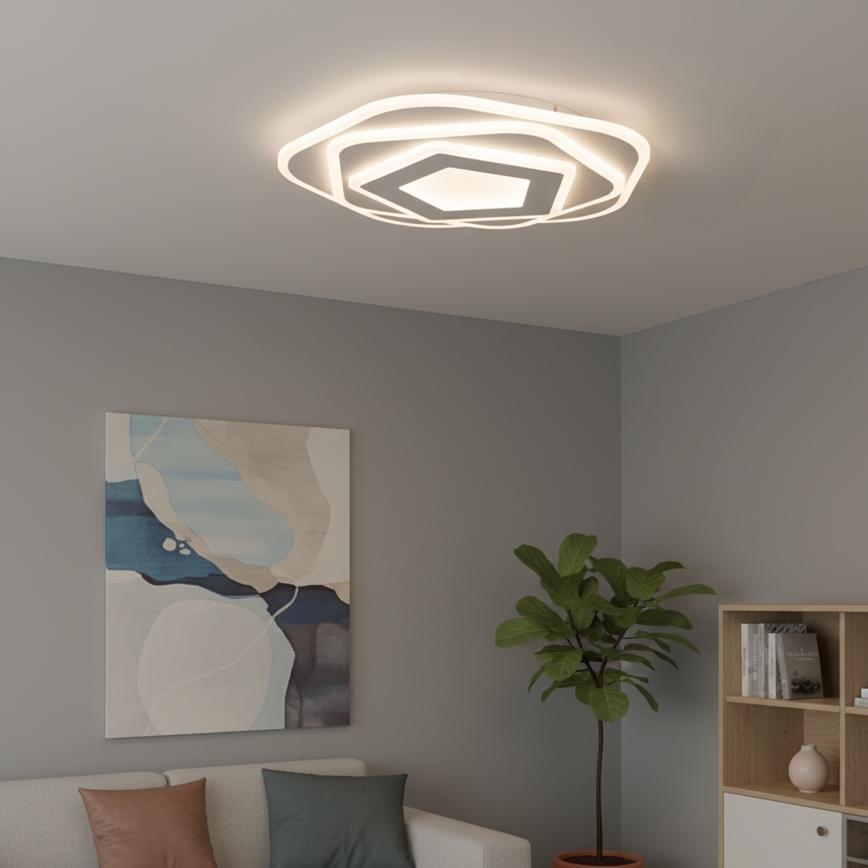 Brilagi - LED ar regulējamu spilgtumu griestu gaismeklis MODERN LED/64W/230V 3000-6000K Ø 40 cm + tālvadība