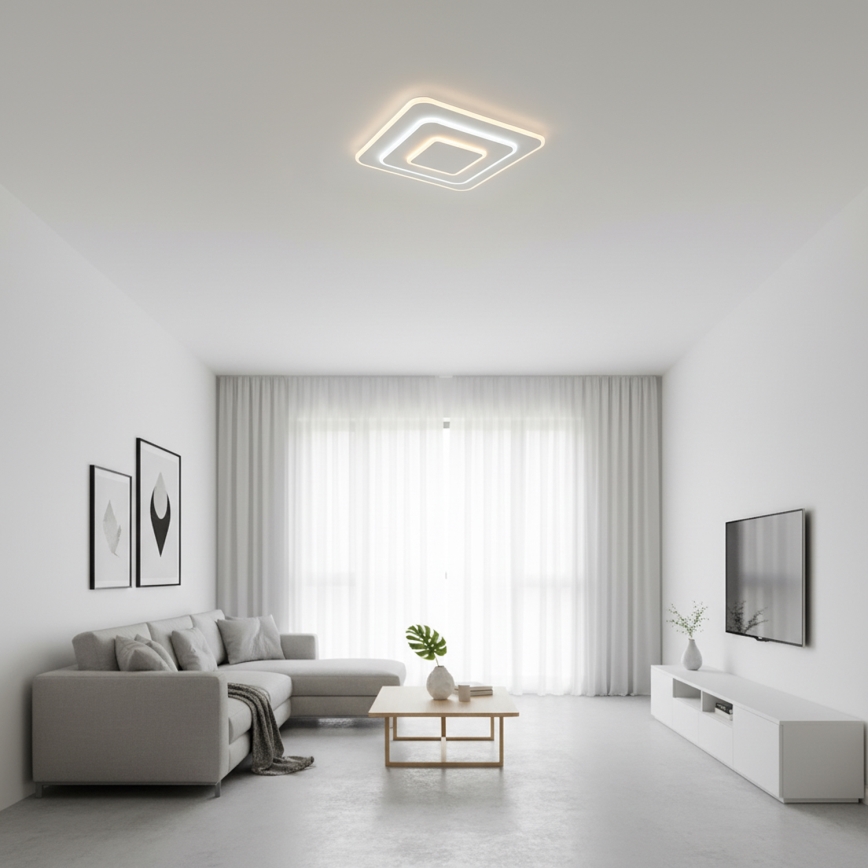 Brilagi - MODERN LED griestu gaismeklis ar regulējamu spilgtumu LED/72W/230V 3000-6000K 46,6x46,6 cm + ar tālvadības pulti