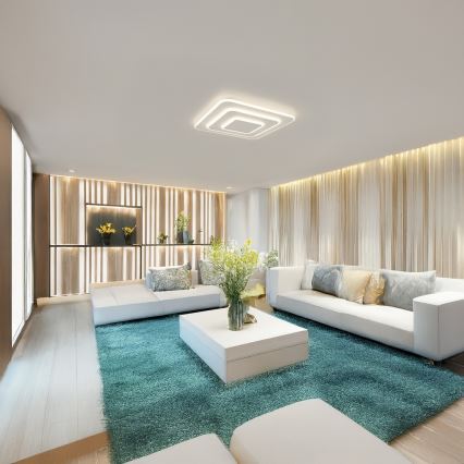 Brilagi - MODERN LED griestu gaismeklis ar regulējamu spilgtumu LED/72W/230V 3000-6000K 46,6x46,6 cm + ar tālvadības pulti