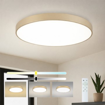 Brilagi - Regulējama LED griestu lampa POOL SMART LED/100W/230V 3000-6000K 80 cm bēša Wi-Fi Tuya + tālvadība