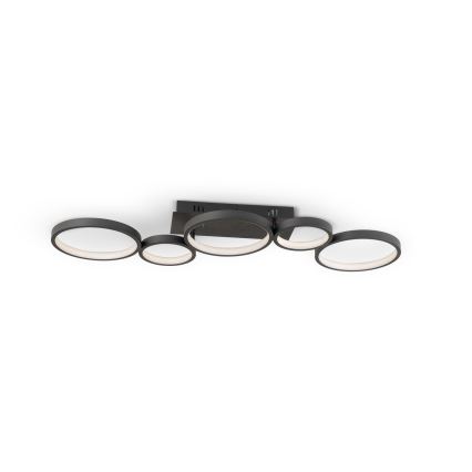 Brilagi - LED dimējams griestu gaismeklis RINGO LED/34W/230V 3000-6000K 28x84 cm melns + tālvadības pults
