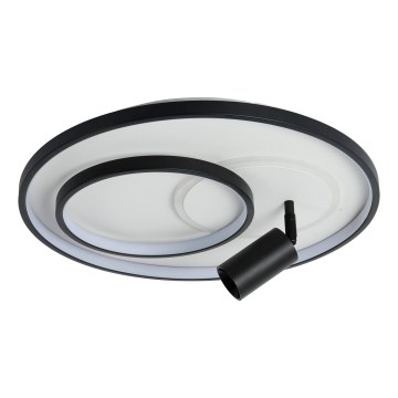Brilagi - Regulējama LED griestu lampa UNITY LED/60W/230V + 1xGU10/3W 3000-6000K Ø 50 cm balta/melna + ar tālvadības pulti