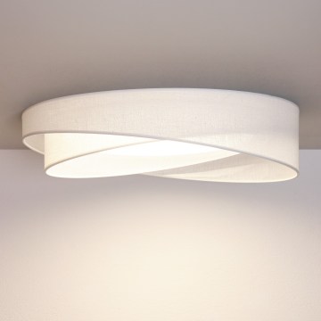 BRILAGI - Regulējama LED griestu lampa VELVET TWIST LED/36W/230V 3000-6000K Ø 65 cm Wi‑Fi Tuya Beacon balta + tālvadības pults