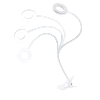 Brilagi - regulējama LED lampa ar klipsi ORBELA LED/8W/5V 3000/4000/5000K balta