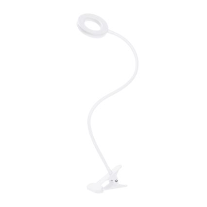 Brilagi - regulējama LED lampa ar klipsi ORBELA LED/8W/5V 3000/4000/5000K balta