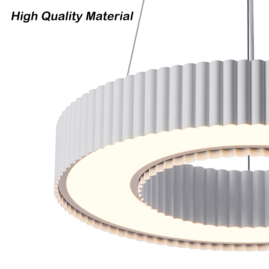 Brilagi - LED regulējama pakaramā lampa uz troses LUMIX LED/48W/230V 3000-6000K balta Ø 50 cm + tālvadības pults