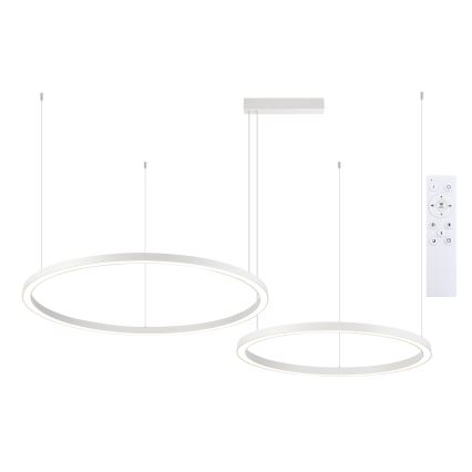 Brilagi - LED aptumšojama lustra uz troses PORTOFINO LED/98W/230V 3000-6000K balta + ar tālvadības pulti