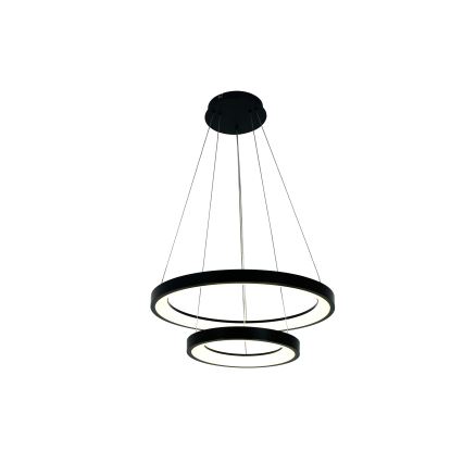 Brilagi - dimmējamā LED lustra uz kabeļa FALCON SLIM LED/68W/230V 3000-6500K Ø 50 cm, melna + tālvadības pults