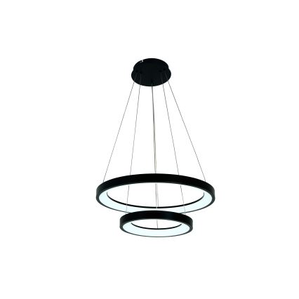 Brilagi - dimmējamā LED lustra uz kabeļa FALCON SLIM LED/68W/230V 3000-6500K Ø 50 cm, melna + tālvadības pults