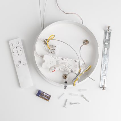 Brilagi - regulējams LED lustrs uz troses FALCON LED/40W/230V 3000–6500K Ø45 cm balts + ar tālvadības pulti