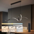 Brilagi - regulējama LED lustra uz troses SIGNATURE LED/55W/230V 3000-6000K 120x23 cm melna + tālvadības pults