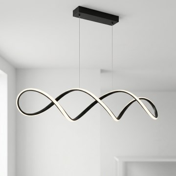 Brilagi - Regulējama LED lustra uz vada DNA LED/41W/230V 4100K melna + tālvadības pults
