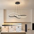 Brilagi - regulējama LED pakaramā lampa uz kabeļa INFINITY LED/80W/230V 3000-6000K 80x80 cm melna + tālvadības pults