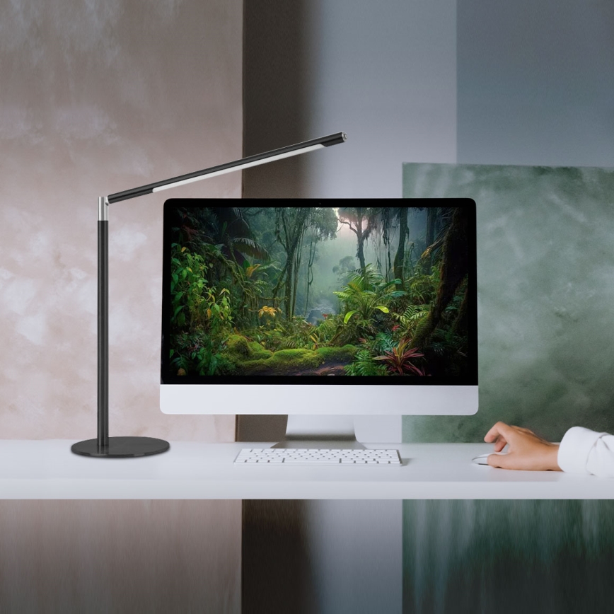 Brilagi - LED regulējamā skārienjūtīgā galda lampa VARIO LED/7W/230V 3000-6500K CRI 96 melna
