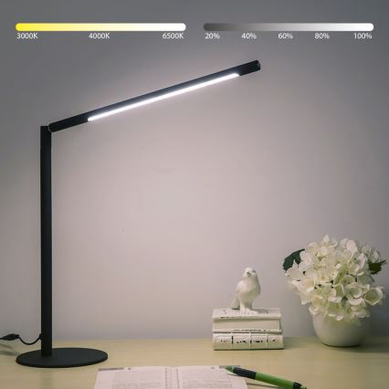 Brilagi - LED regulējamā skārienjūtīgā galda lampa VARIO LED/7W/230V 3000-6500K CRI 96 melna